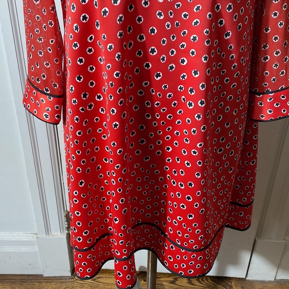 Ted Baker floral and geometric print dress - Picture 3 of 9